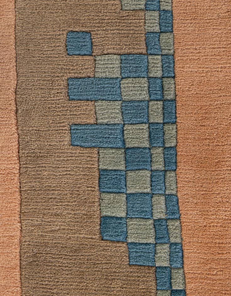 Detail image of 6' 7 x 9' 7  Hand Knotted Nepal Wool Rug