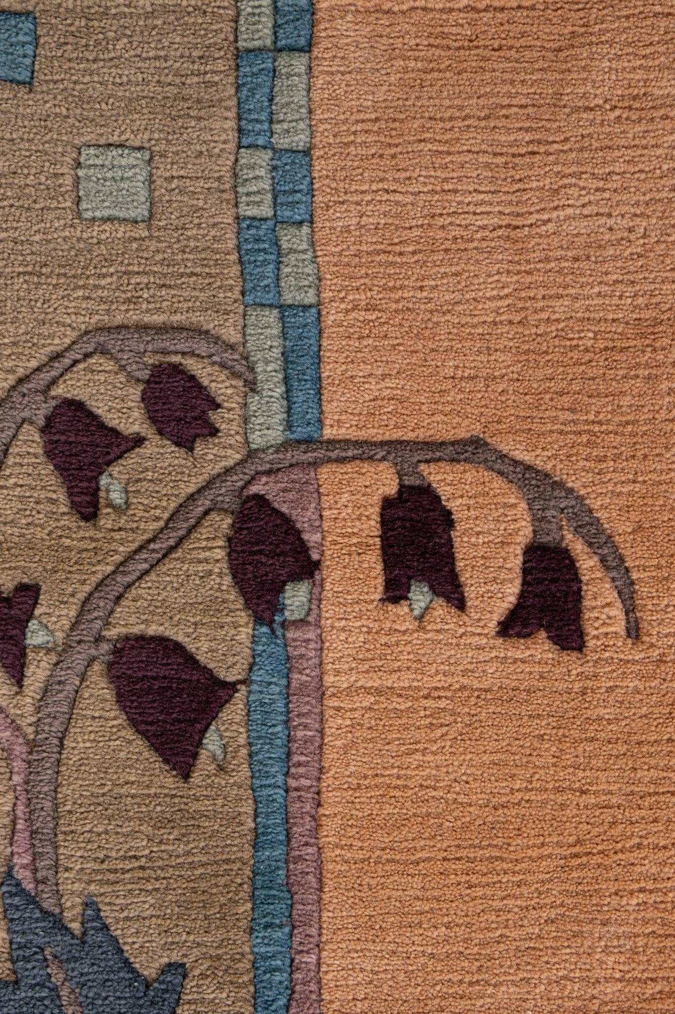 6' 7 x 9' 7 Hand Knotted Nepal Wool Rug