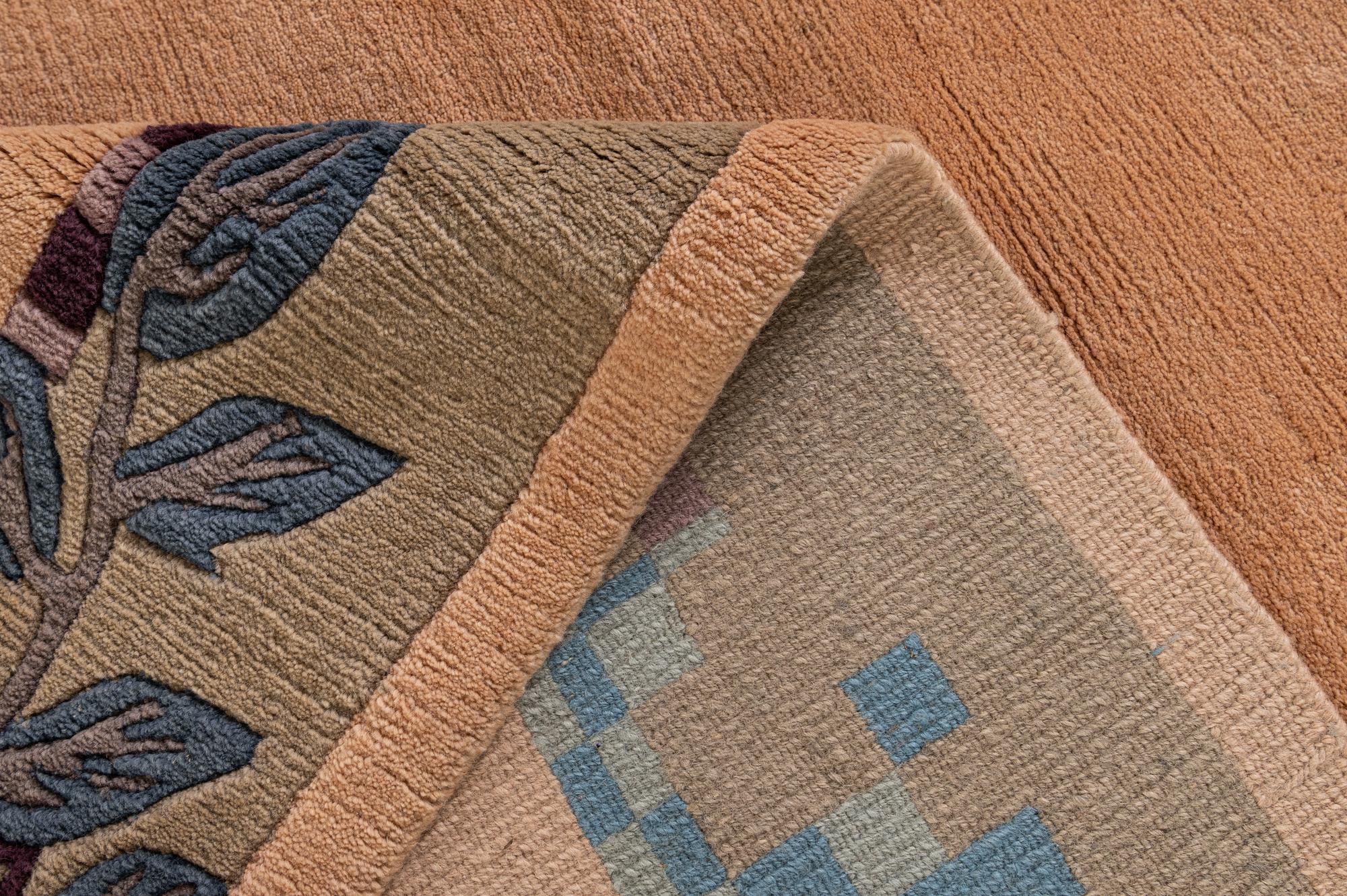 6' 7 x 9' 7 Hand Knotted Nepal Wool Rug