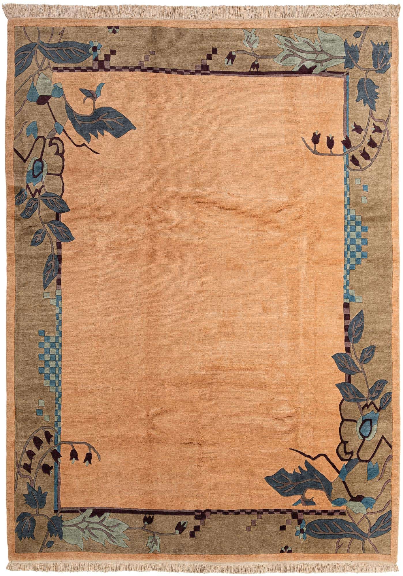 8' 2 x 11' 1 Hand Knotted Nepal Wool Rug