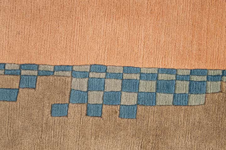 6' 5 x 9' 4 Hand Knotted Nepal Wool Rug