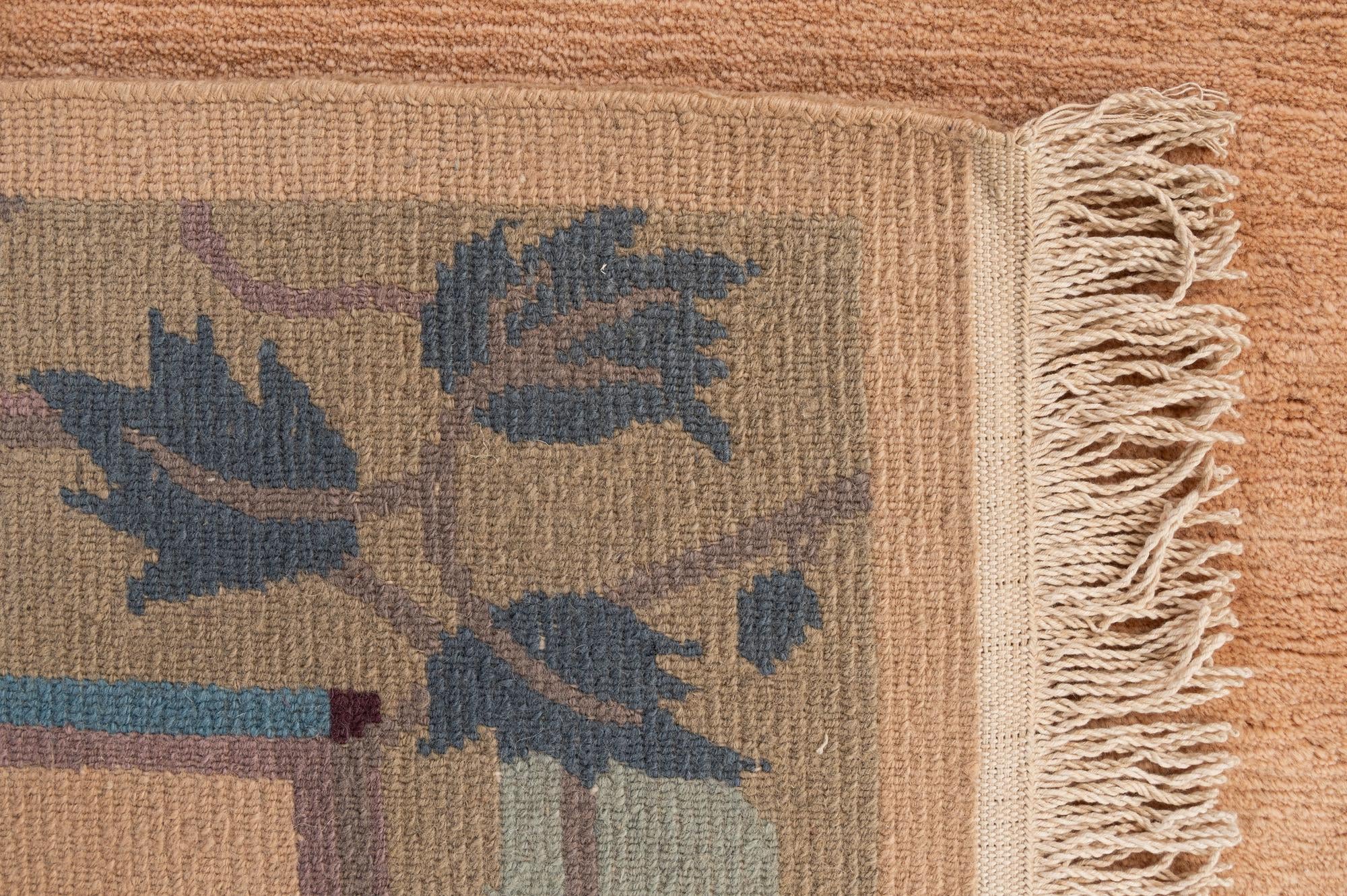 6' 5 x 9' 4 Hand Knotted Nepal Wool Rug