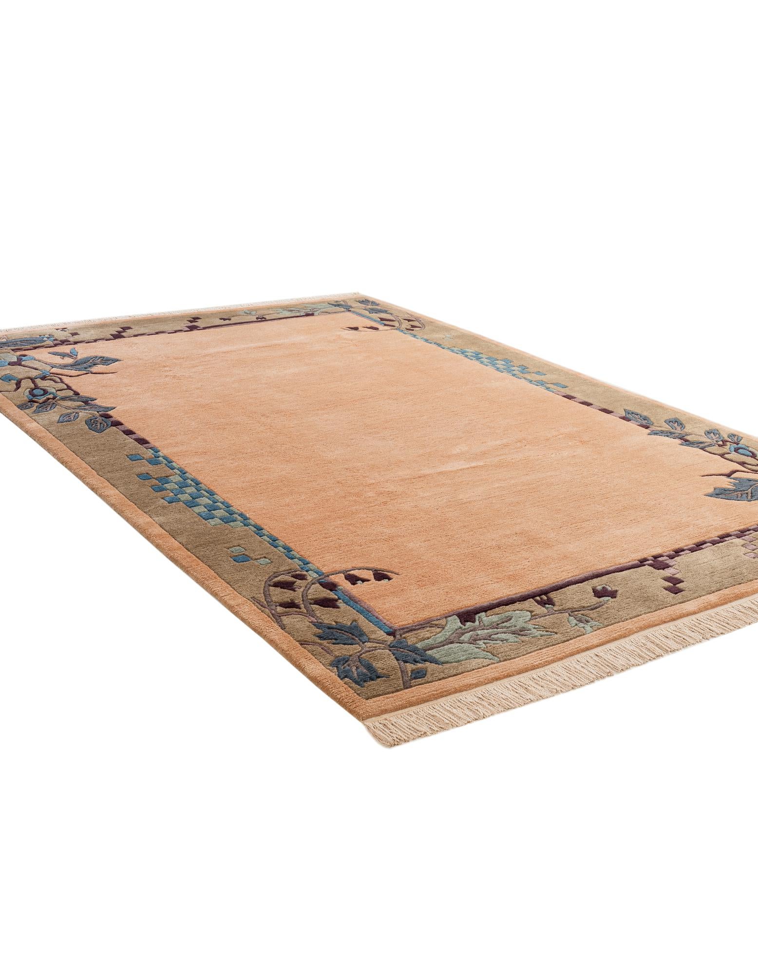 6' 5 x 9' 4 Hand Knotted Nepal Wool Rug
