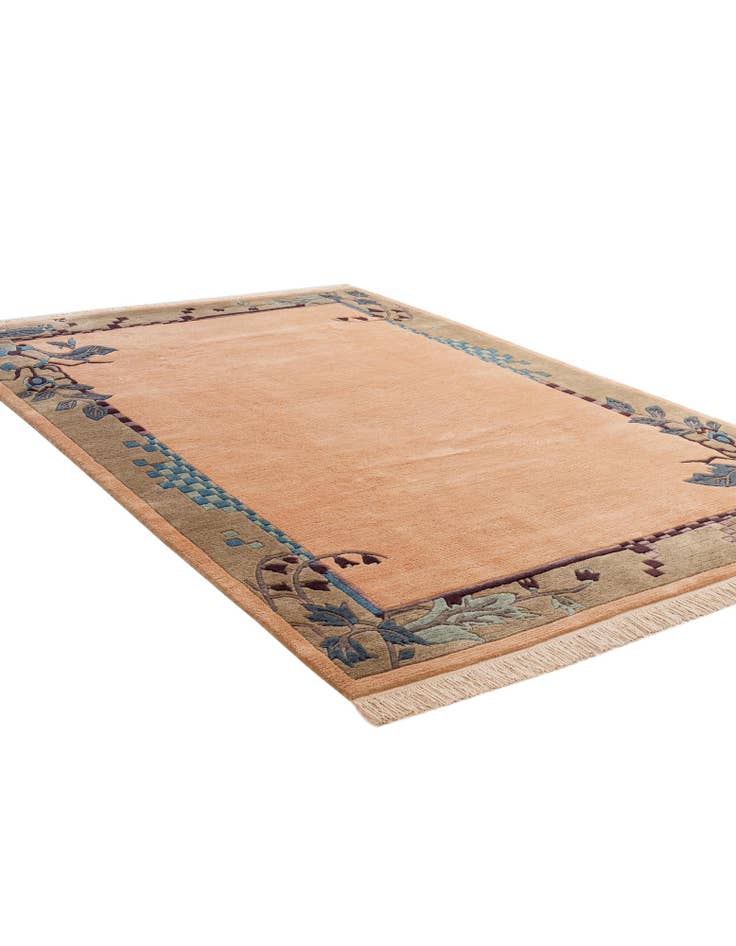 Detail image of 6' 5 x 9' 4  Hand Knotted Nepal Wool Rug