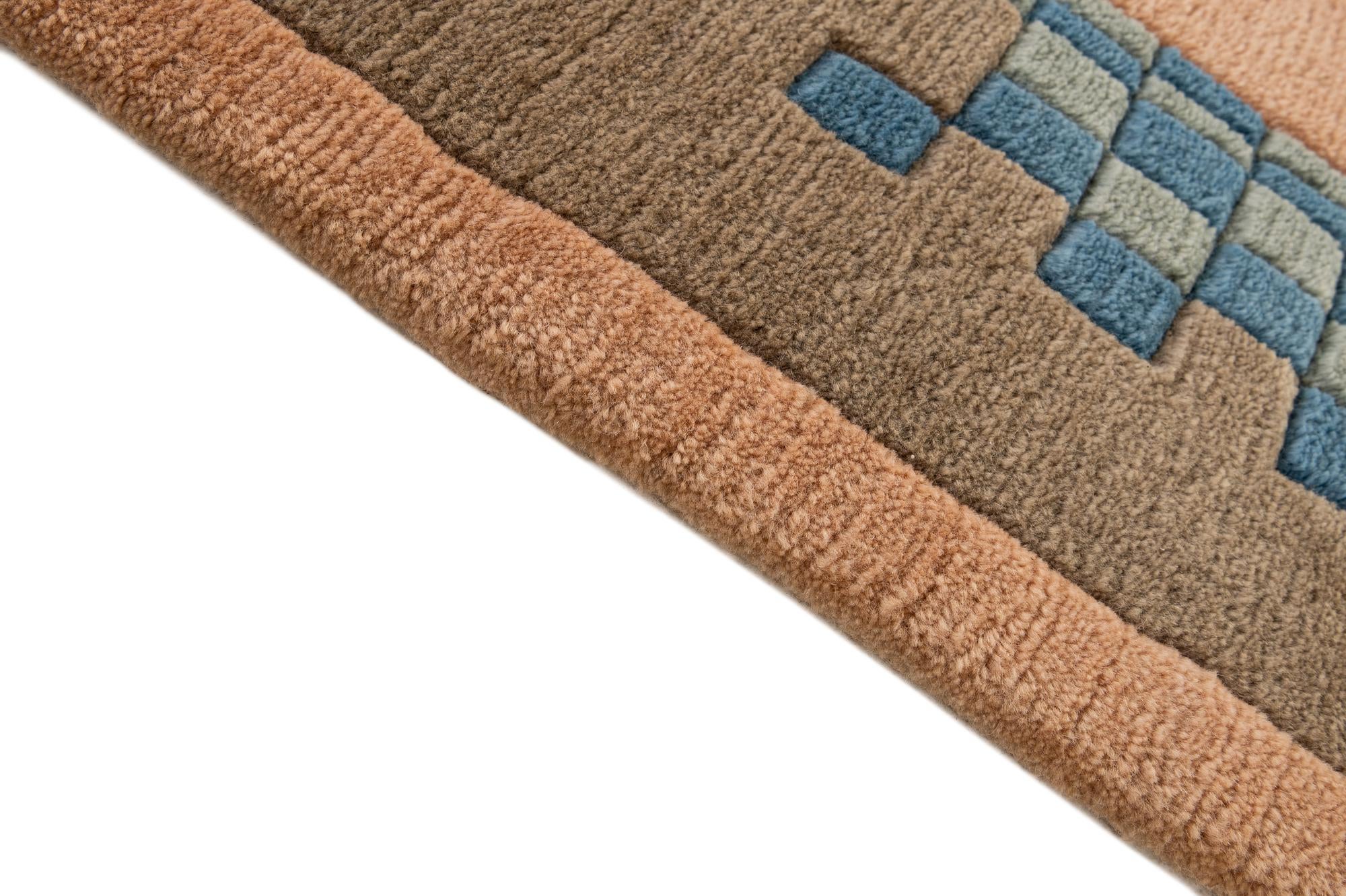 6' 5 x 9' 4 Hand Knotted Nepal Wool Rug