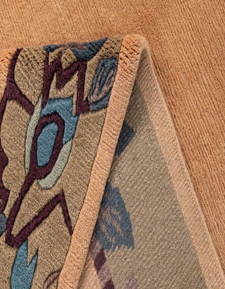 Detail image of 5' 6 x 7' 7  Hand Knotted Nepal Wool Rug