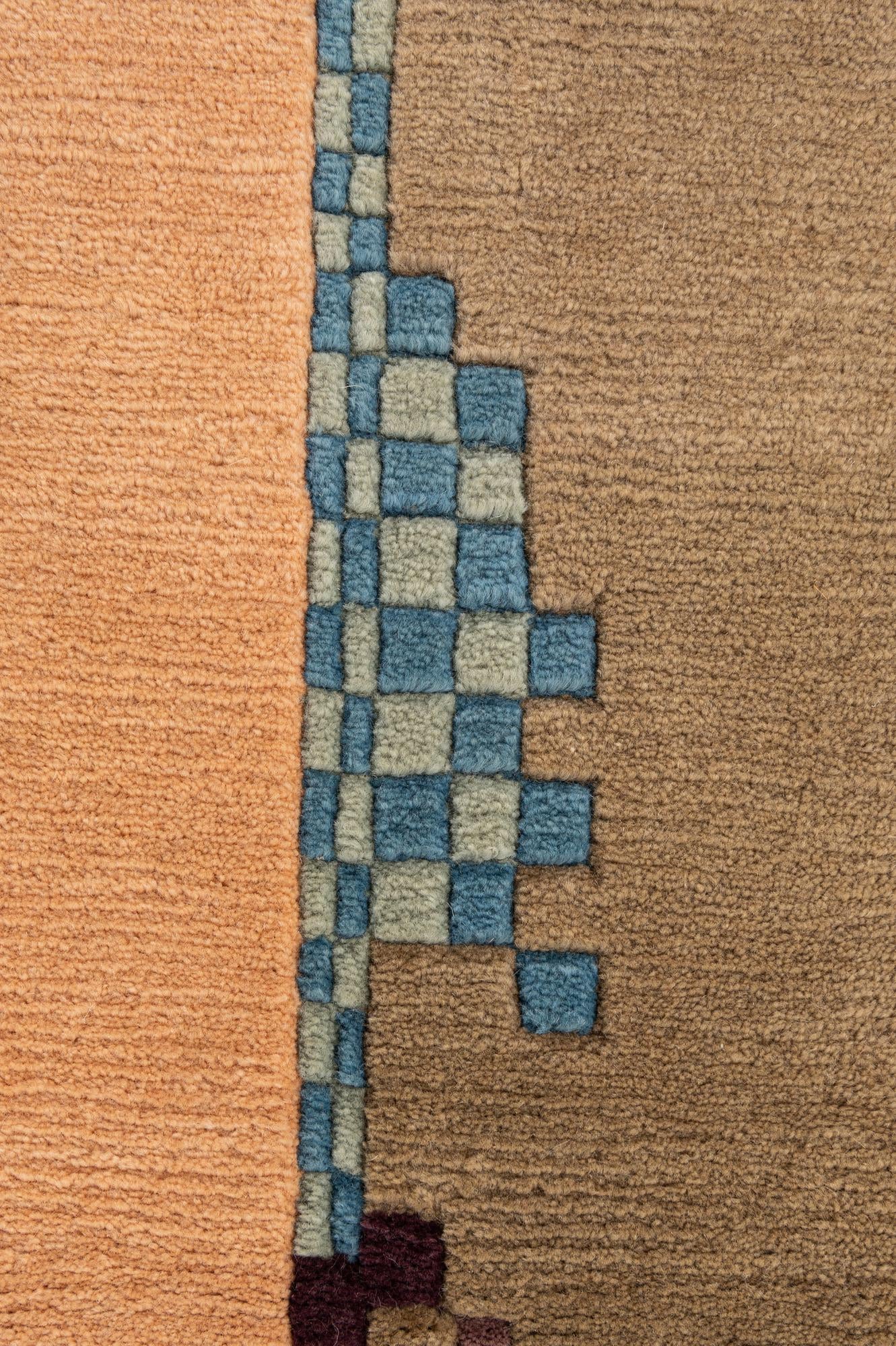 5' 6 x 7' 7 Hand Knotted Nepal Wool Rug