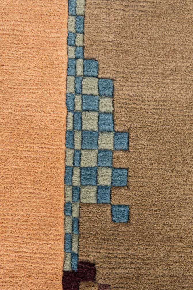 5' 6 x 7' 7 Hand Knotted Nepal Wool Rug