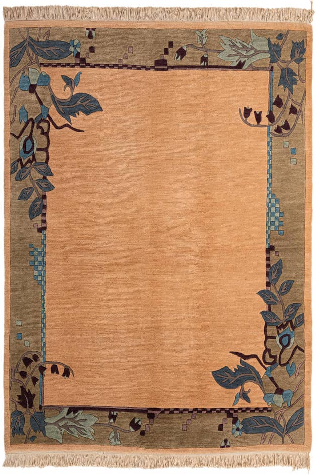 Detail image of 5' 6 x 7' 7 Hand Knotted Nepal Wool Rug