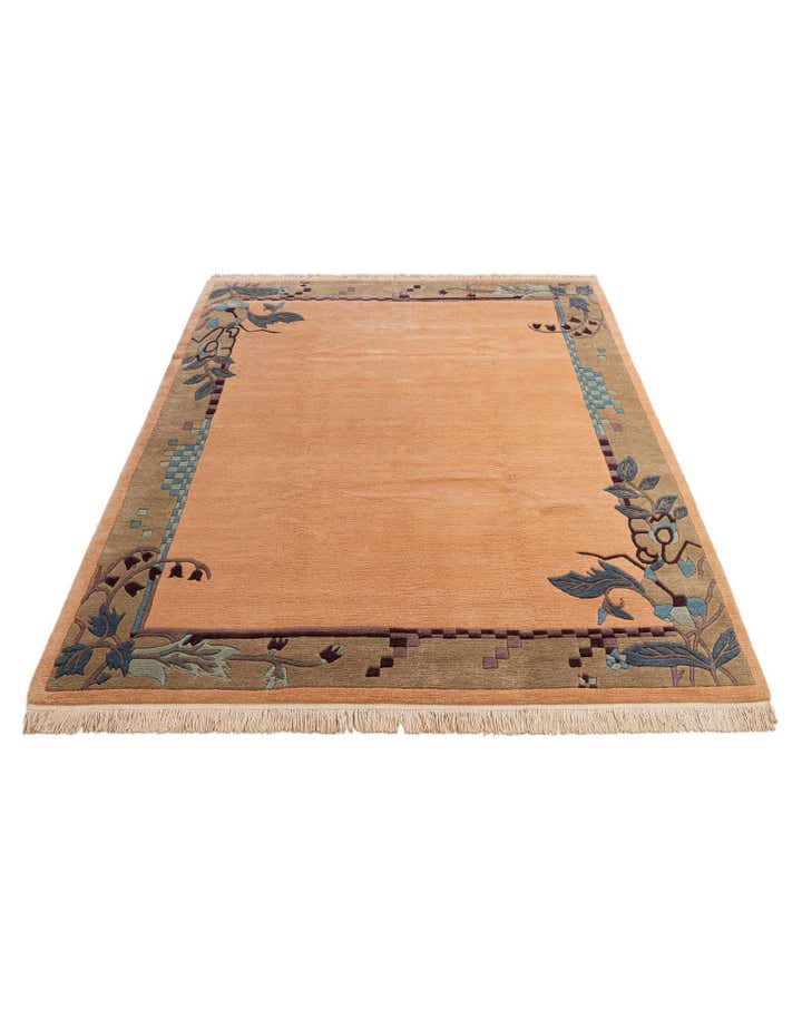 6' 8 x 9' 6 Hand Knotted Nepal Wool Rug