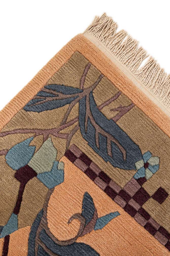 6' 8 x 9' 6 Hand Knotted Nepal Wool Rug