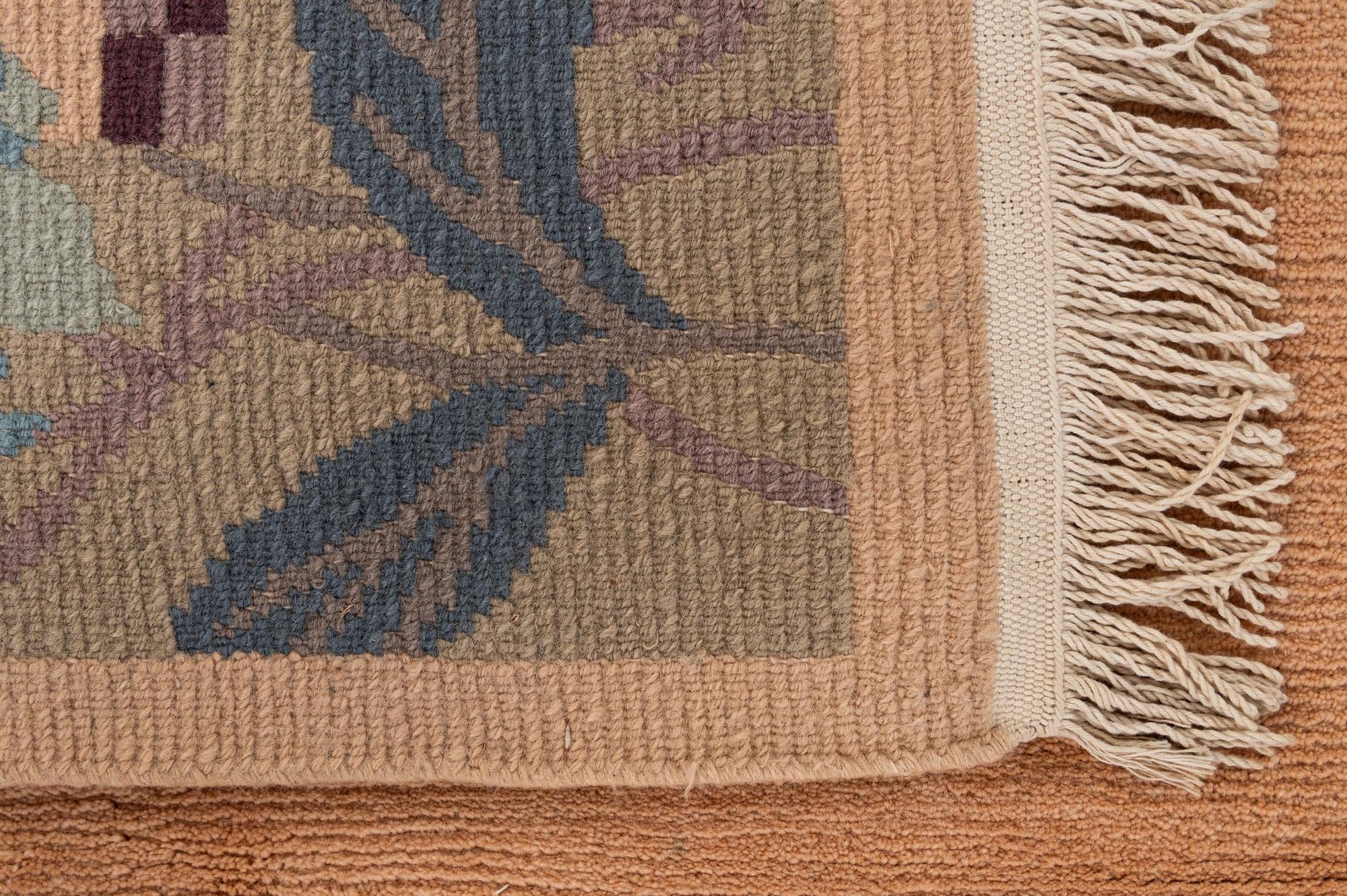 6' 8 x 9' 6 Hand Knotted Nepal Wool Rug