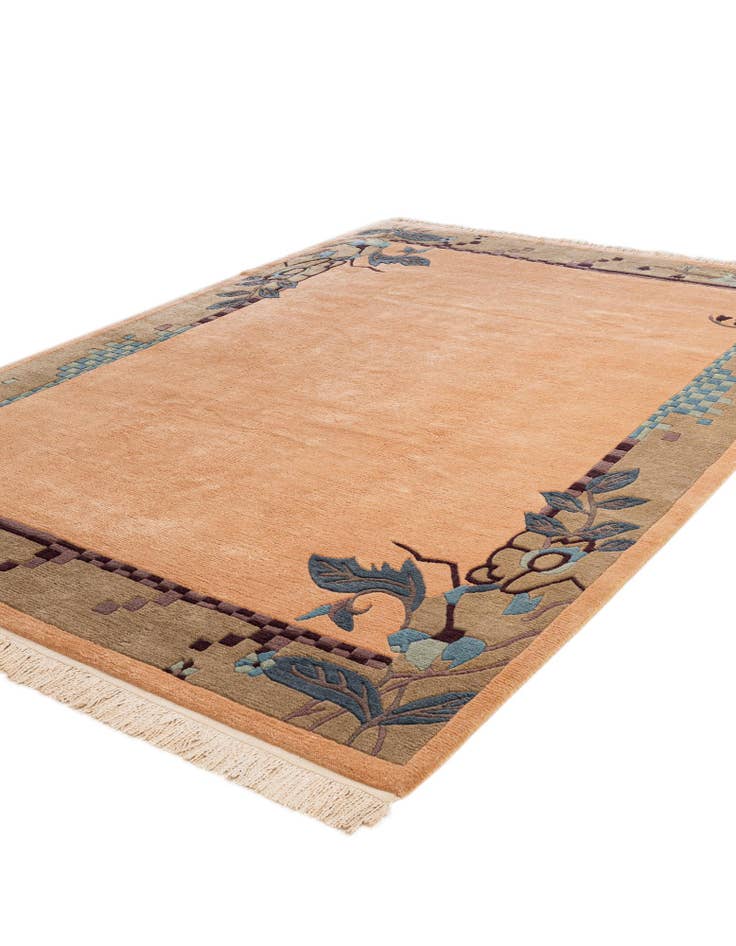 Detail image of 6' 8 x 9' 6 Hand Knotted Nepal Wool Rug