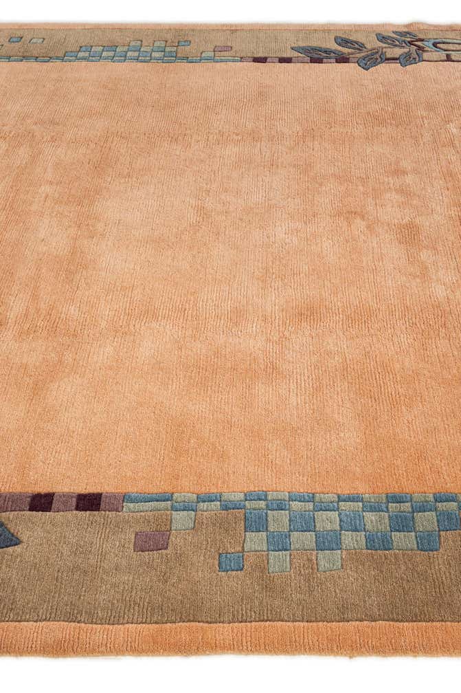 6' 8 x 9' 6 Hand Knotted Nepal Wool Rug