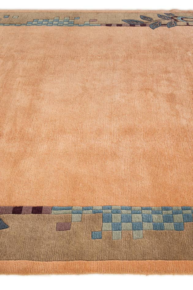 Detail image of 6' 8 x 9' 6 Hand Knotted Nepal Wool Rug