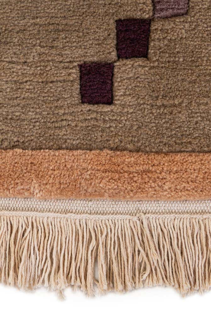 6' 8 x 9' 6 Hand Knotted Nepal Wool Rug
