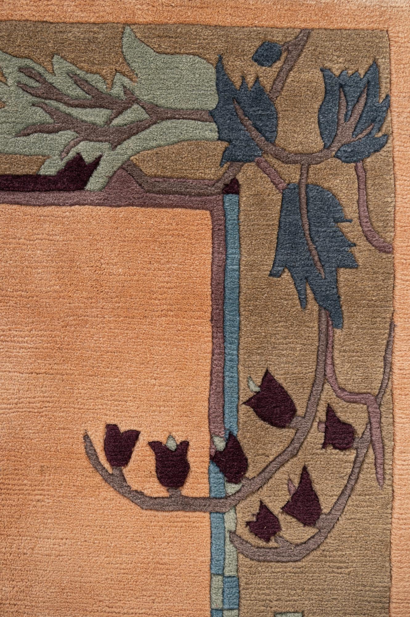 6' 8 x 9' 6 Hand Knotted Nepal Wool Rug