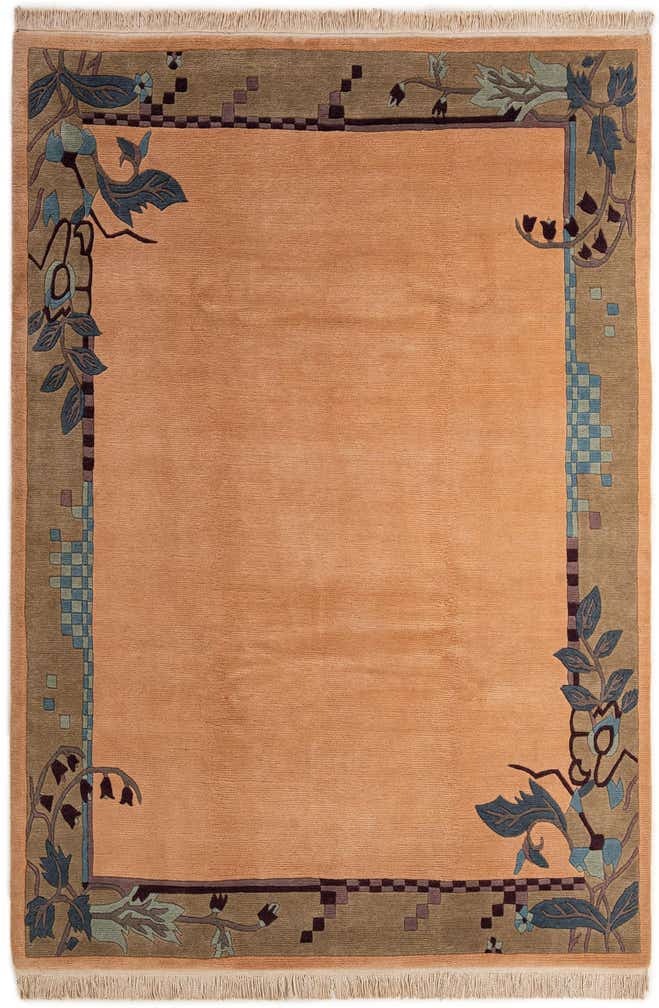 6' 8 x 9' 6 Hand Knotted Nepal Wool Rug