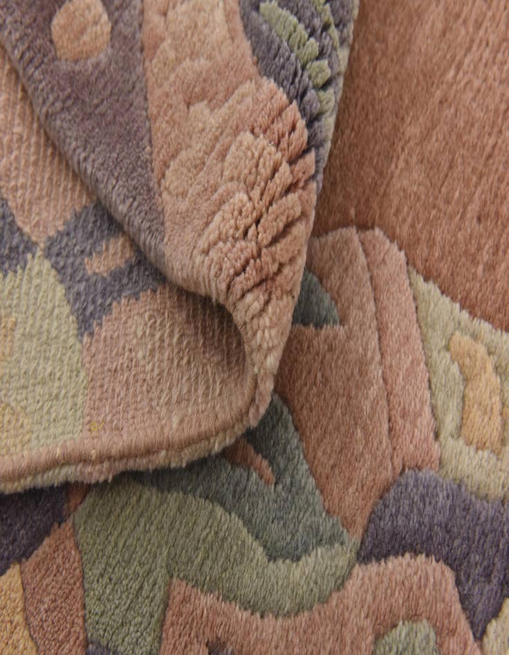 Detail image of 7' x 9' 8 Hand Knotted Nepal Wool Rug