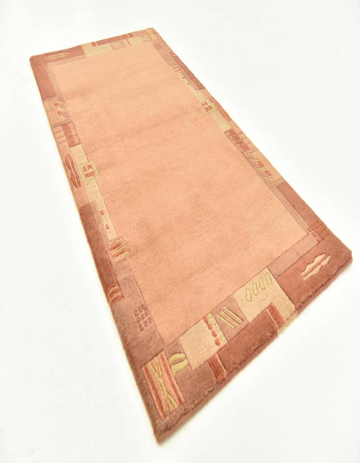 Detail image of 2' 5 x 4' 7 Hand Knotted Nepal Wool Rug
