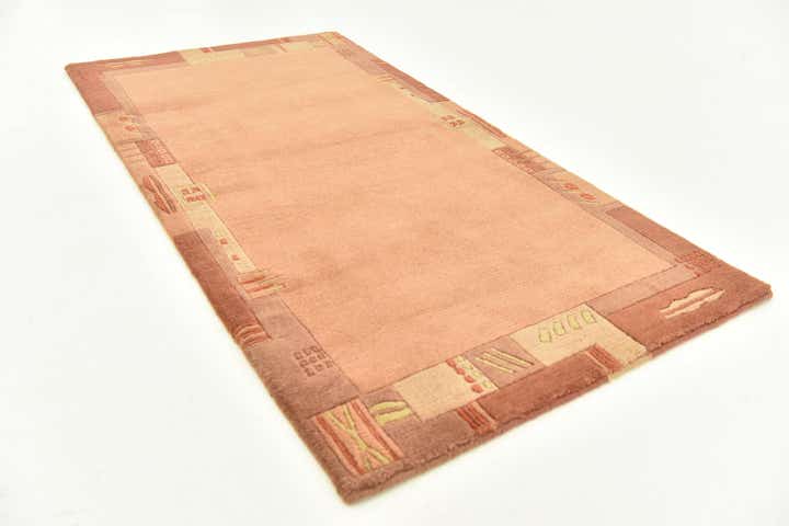 2' 5 x 4' 7 Hand Knotted Nepal Wool Rug