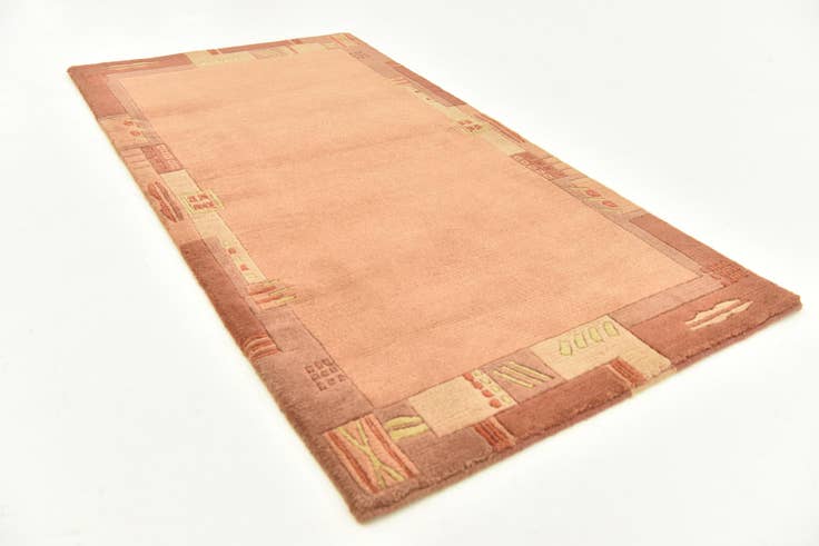Detail image of 2' 5 x 4' 7 Hand Knotted Nepal Wool Rug