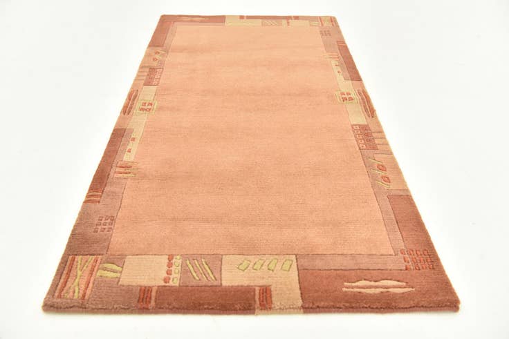 Detail image of 2' 5 x 4' 7 Hand Knotted Nepal Wool Rug