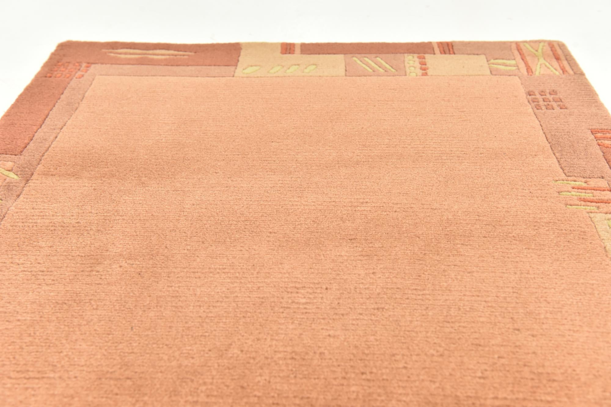 2' 5 x 4' 7 Hand Knotted Nepal Wool Rug