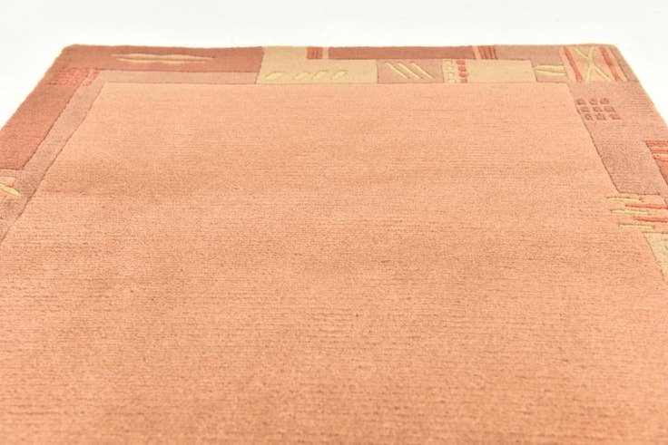 Detail image of 2' 5 x 4' 7 Hand Knotted Nepal Wool Rug