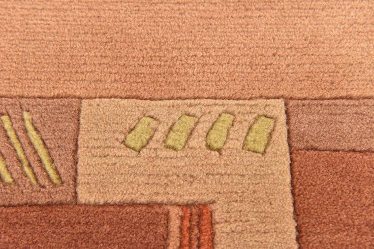 Detail image of 2' 5 x 4' 7 Hand Knotted Nepal Wool Rug