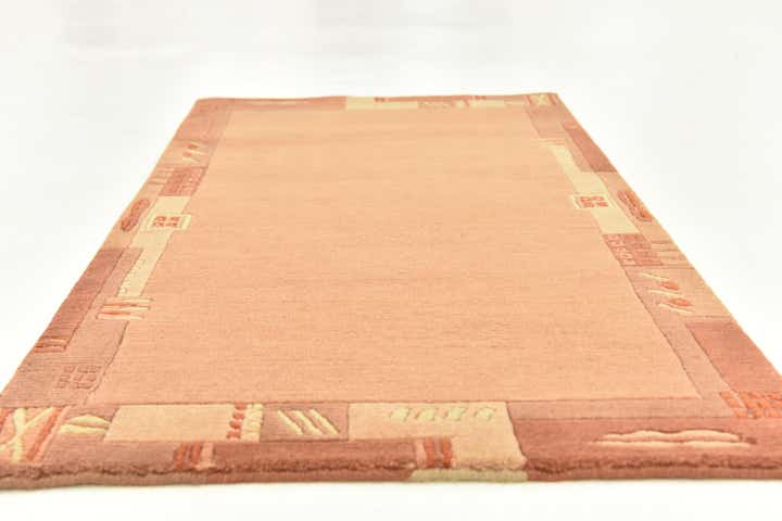 2' 5 x 4' 8 Hand Knotted Nepal Wool Rug
