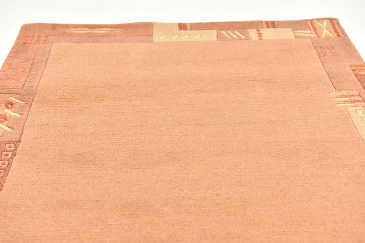 Detail image of 2' 5 x 4' 8 Hand Knotted Nepal Wool Rug