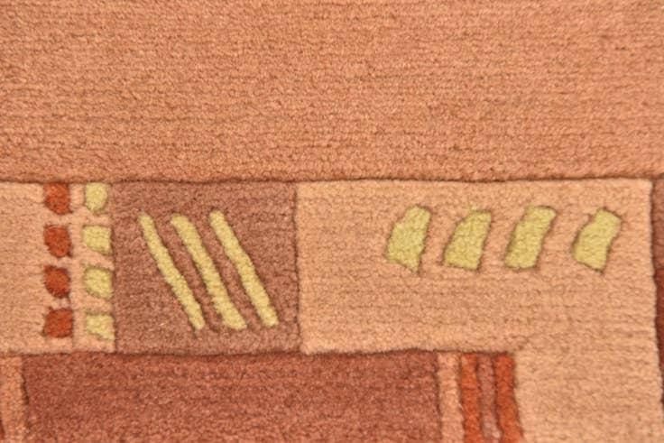 Detail image of 2' 5 x 4' 8 Hand Knotted Nepal Wool Rug