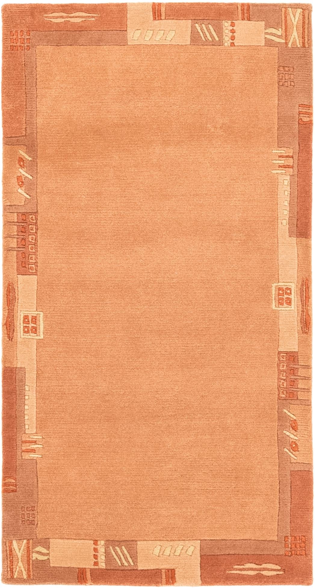 2' 5 x 4' 8 Hand Knotted Nepal Wool Rug