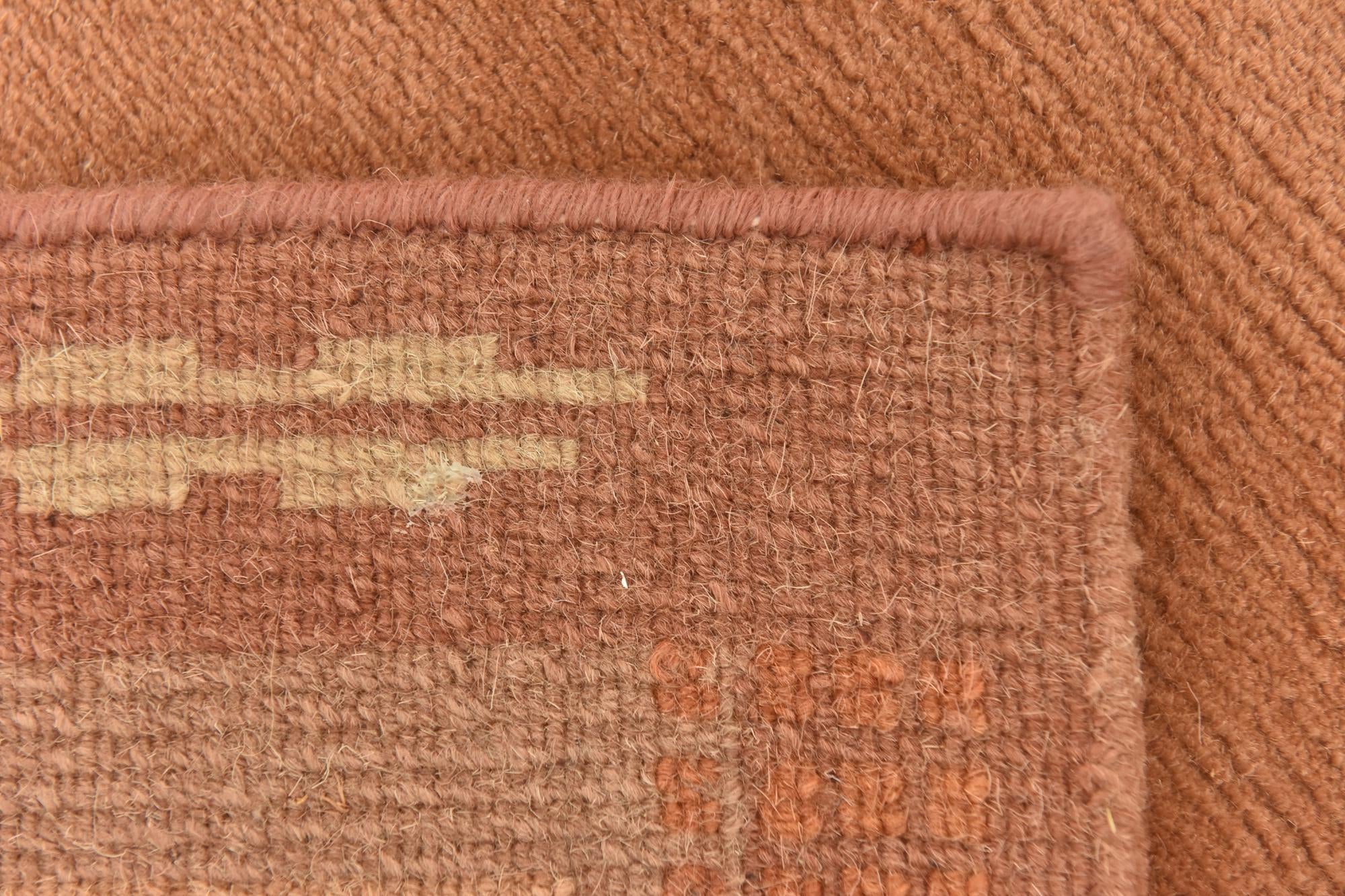 2' 4 x 4' 7 Hand Knotted Nepal Wool Rug