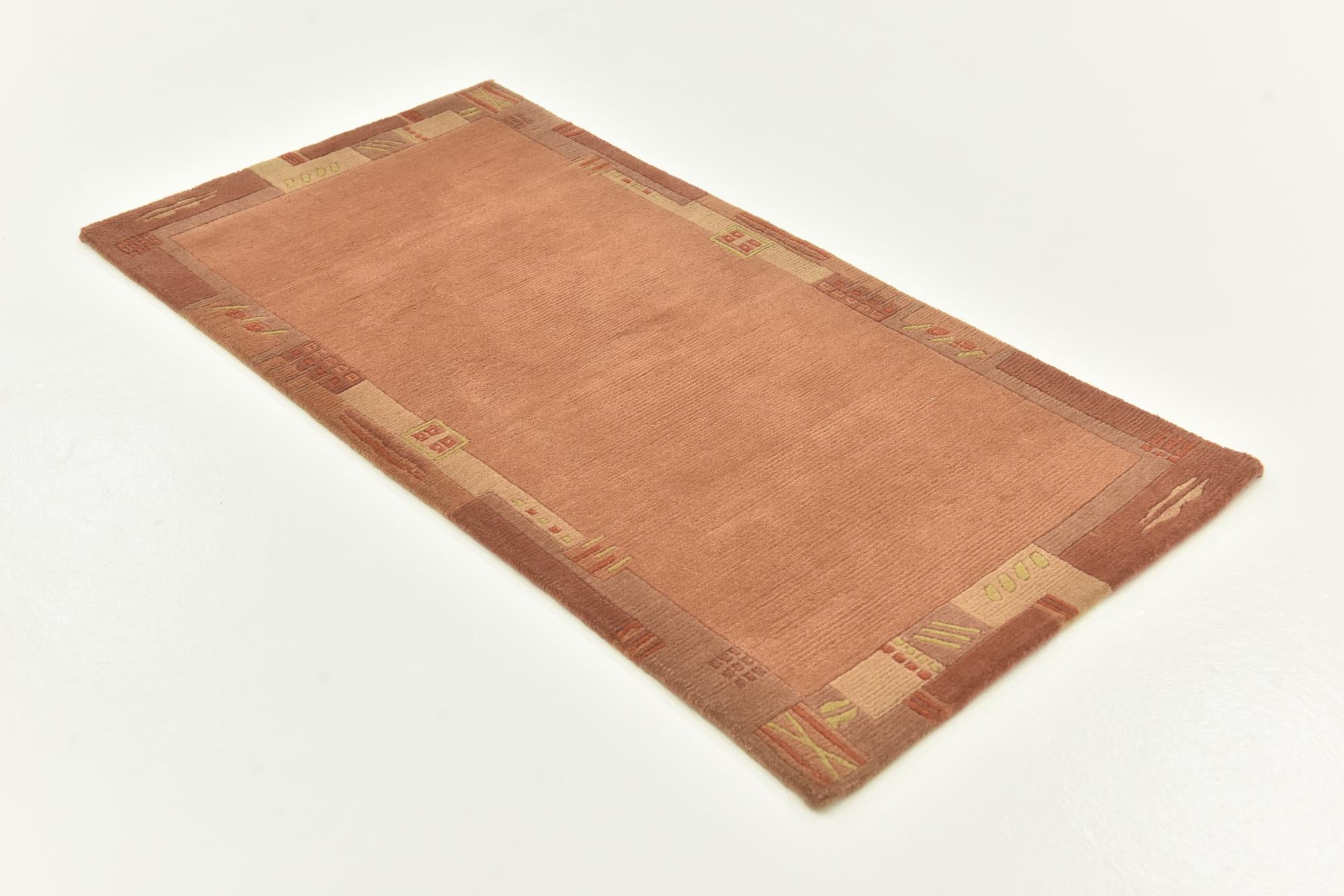 2' 4 x 4' 7 Hand Knotted Nepal Wool Rug