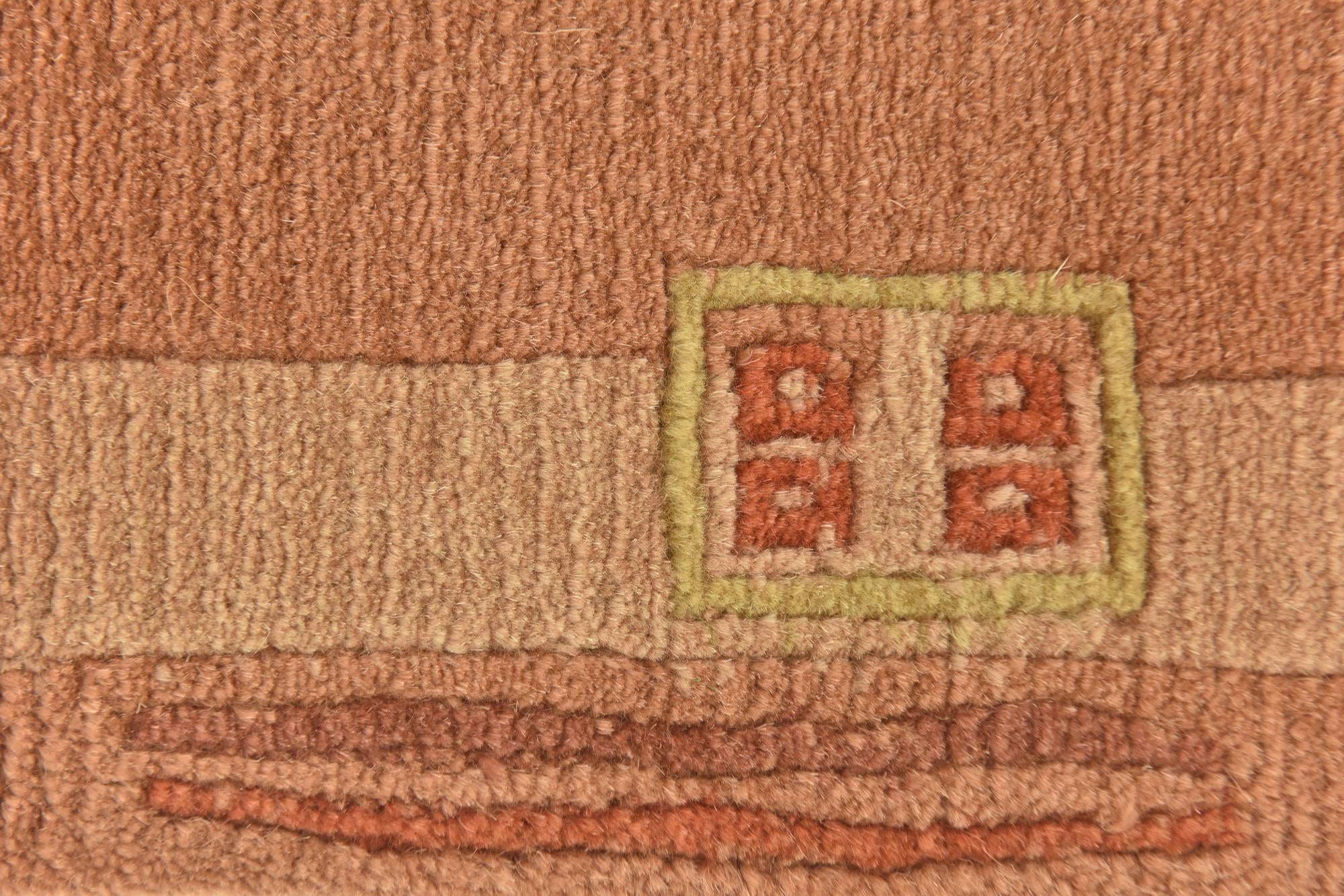 2' 4 x 4' 7 Hand Knotted Nepal Wool Rug