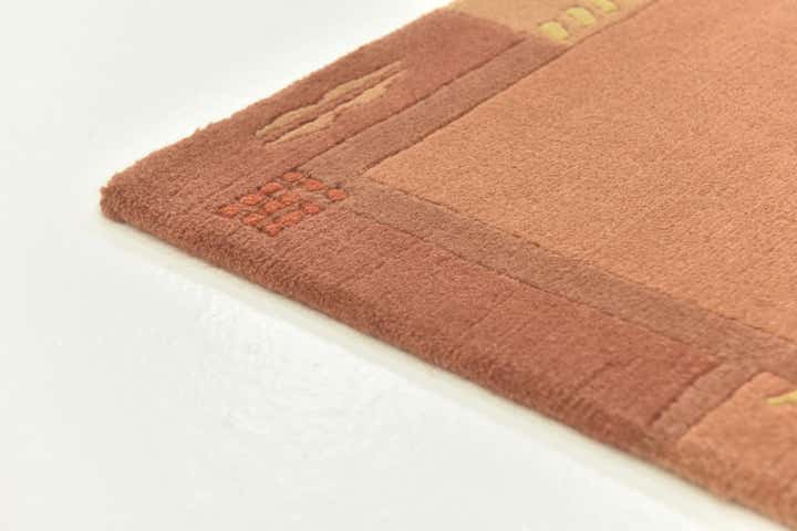 2' 4 x 4' 7 Hand Knotted Nepal Wool Rug