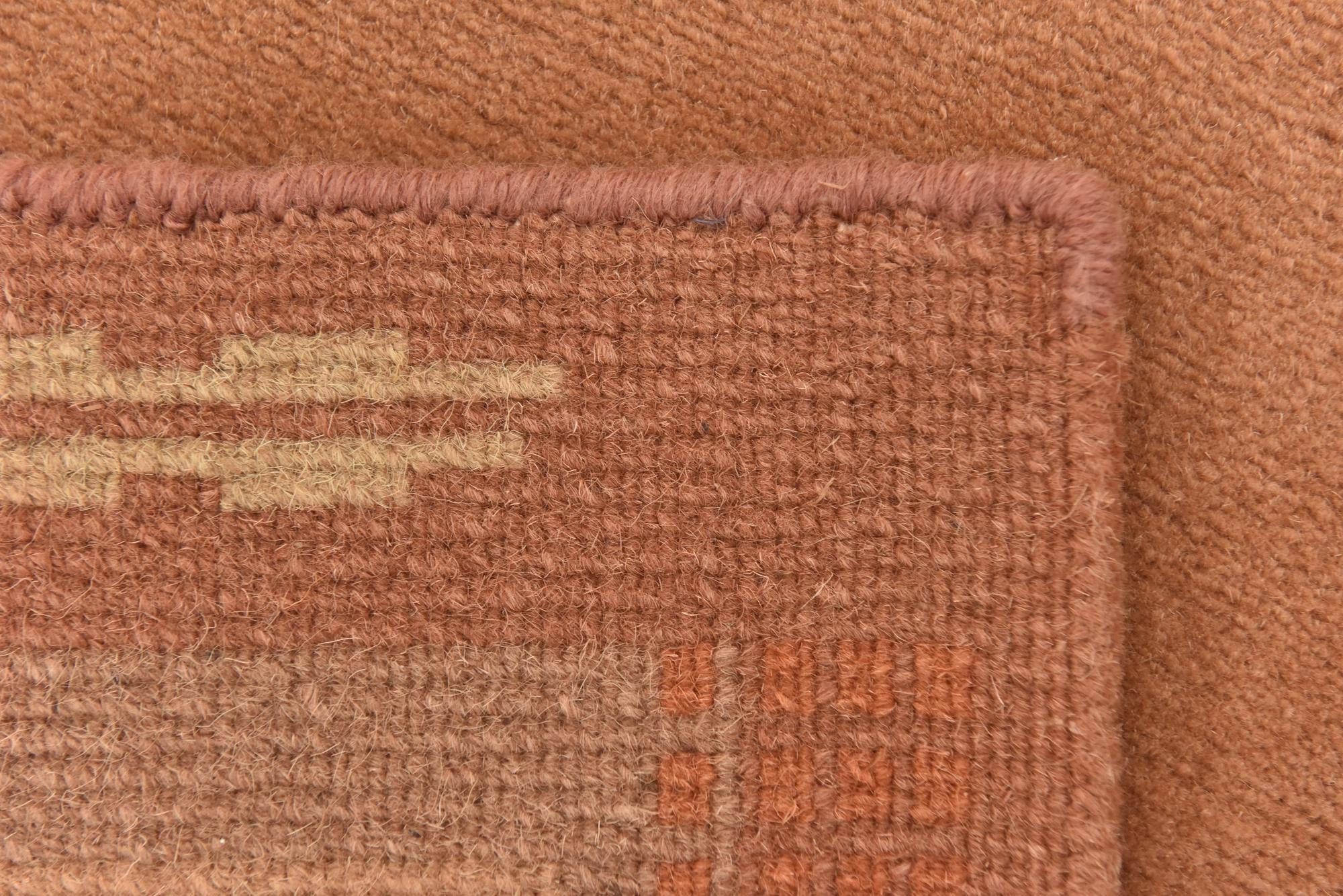 2' 4 x 4' 7 Hand Knotted Nepal Wool Rug