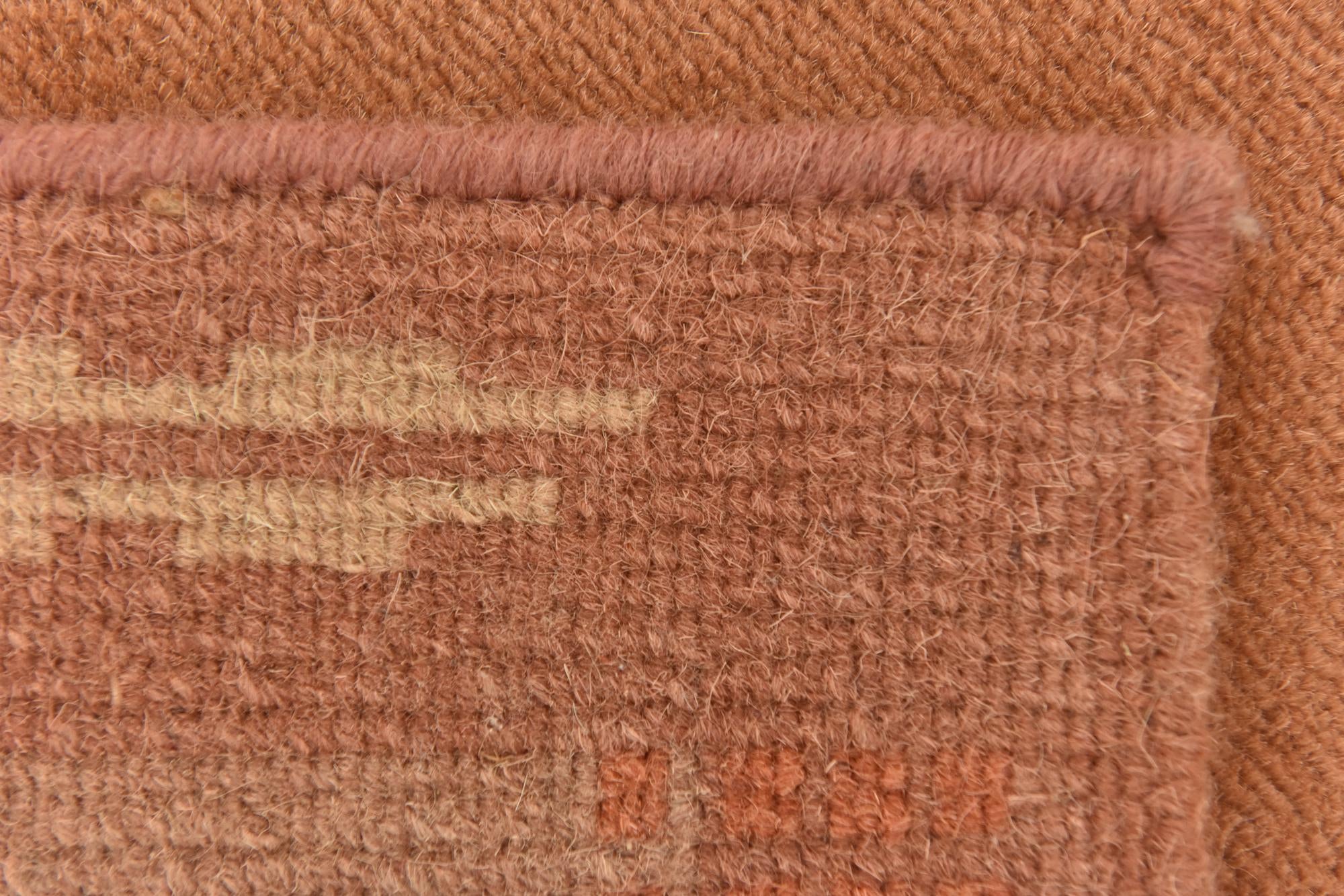 2' 4 x 4' 7 Hand Knotted Nepal Wool Rug