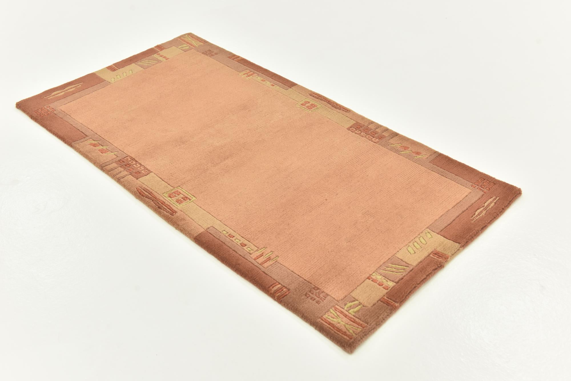 2' 5 x 4' 8 Hand Knotted Nepal Wool Rug