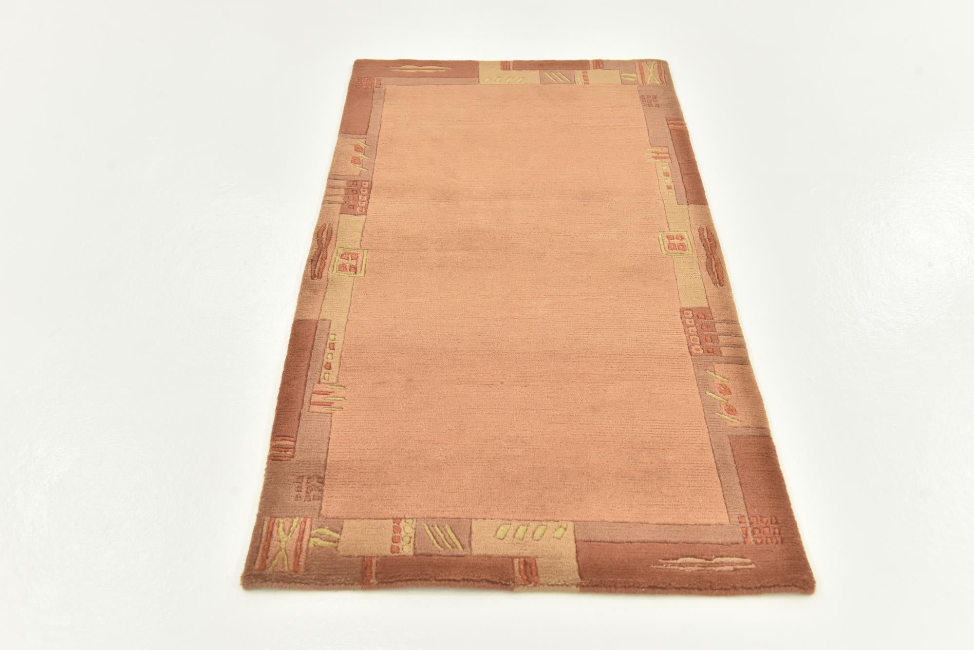 2' 5 x 4' 8 Hand Knotted Nepal Wool Rug