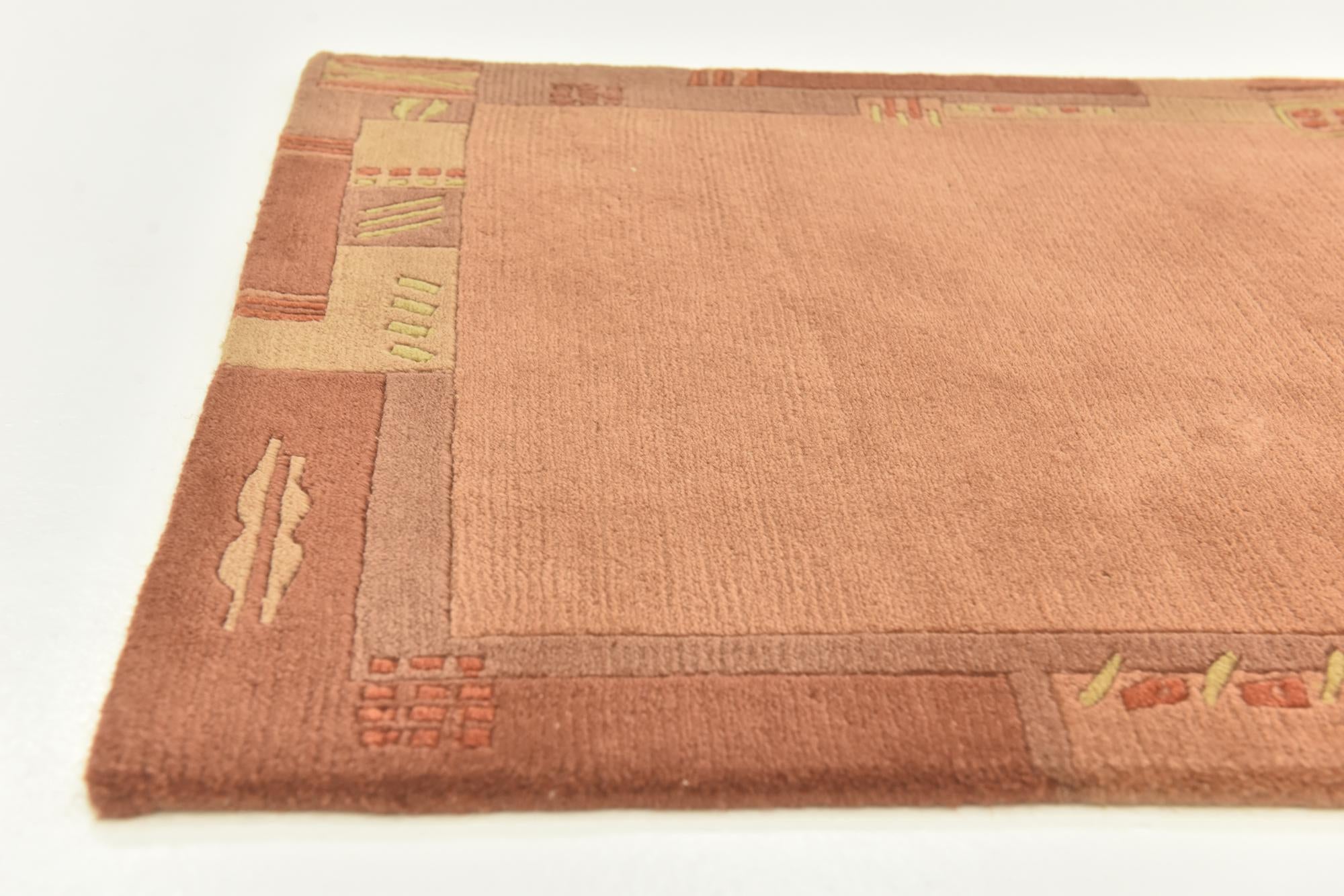 2' 5 x 4' 8 Hand Knotted Nepal Wool Rug