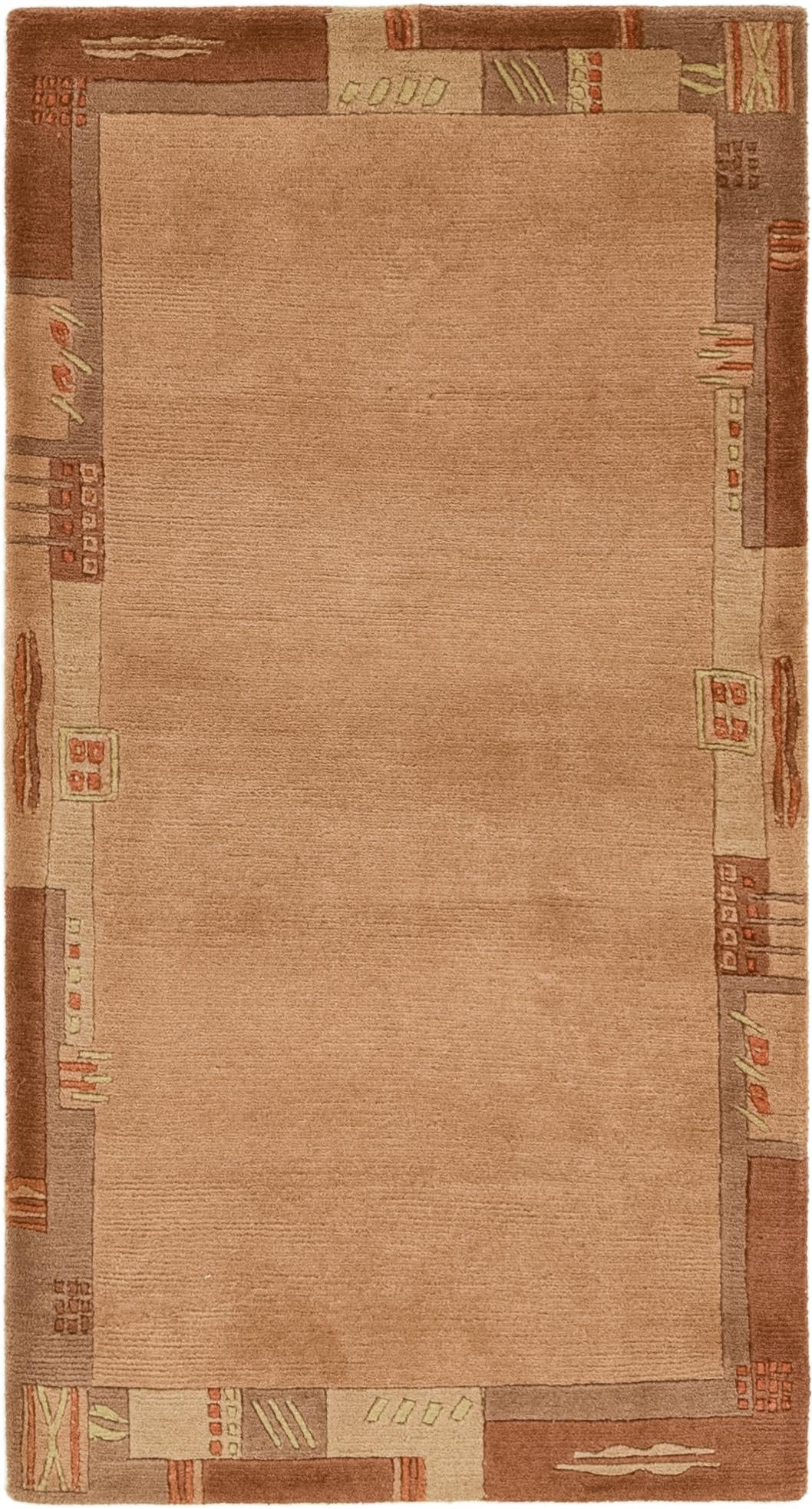 2' 5 x 4' 8 Hand Knotted Nepal Wool Rug