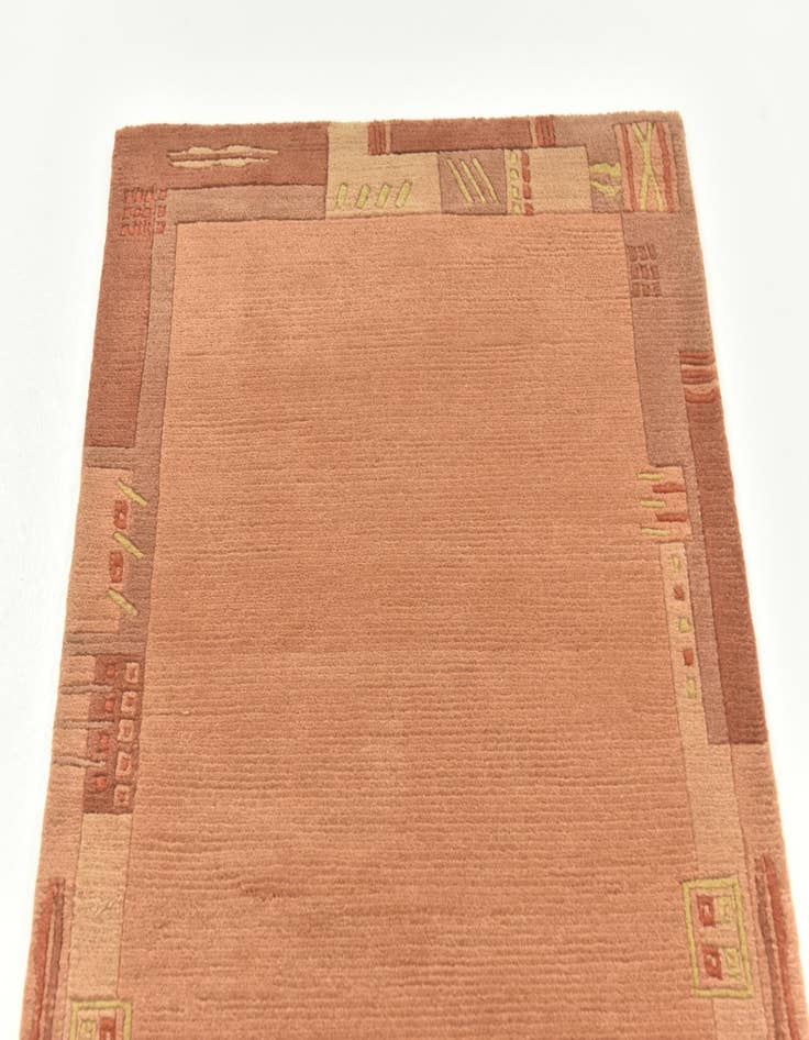 Detail image of 2' 4 x 4' 6 Hand Knotted Nepal Wool Rug