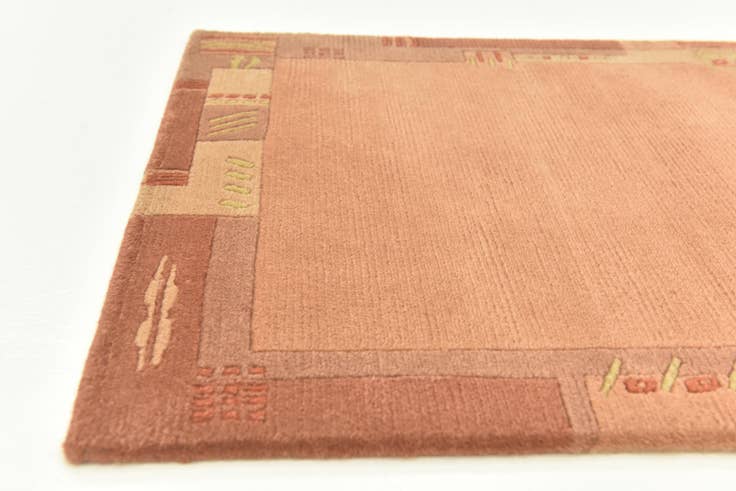 Detail image of 2' 4 x 4' 6 Hand Knotted Nepal Wool Rug