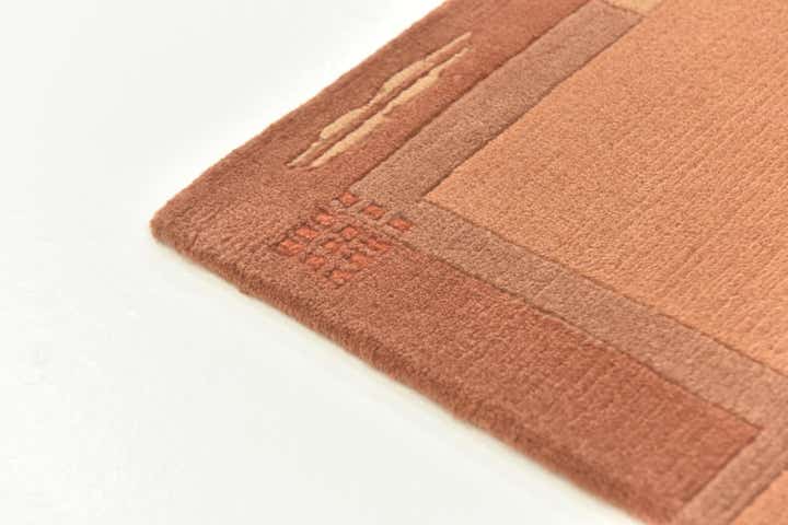 2' 4 x 4' 6 Hand Knotted Nepal Wool Rug