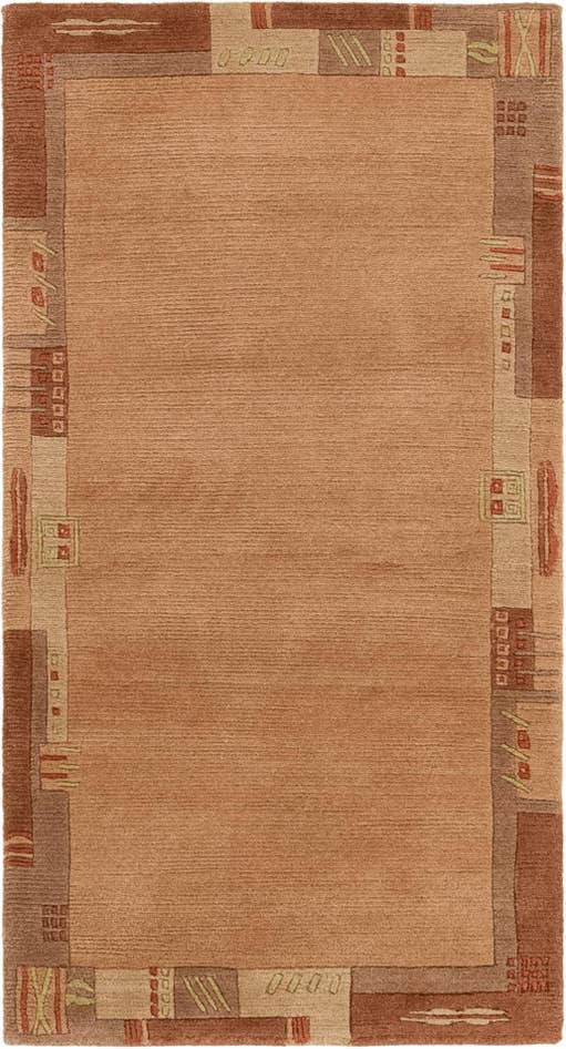 Detail image of 2' 4 x 4' 6 Hand Knotted Nepal Wool Rug