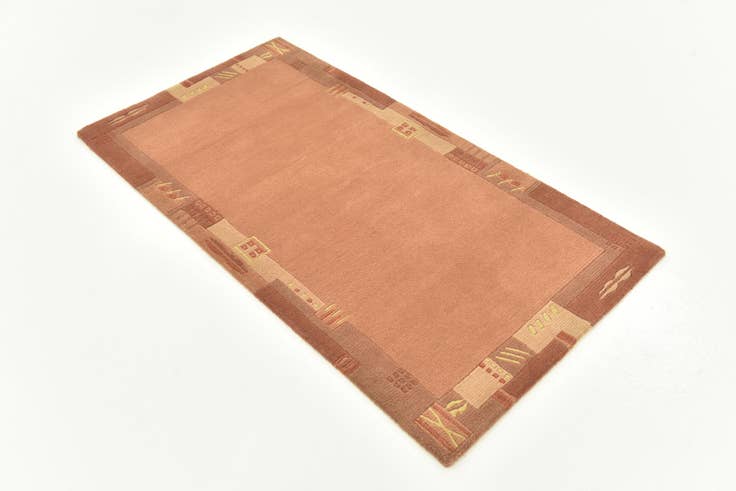 Detail image of 2' 5 x 4' 7 Hand Knotted Nepal Wool Rug