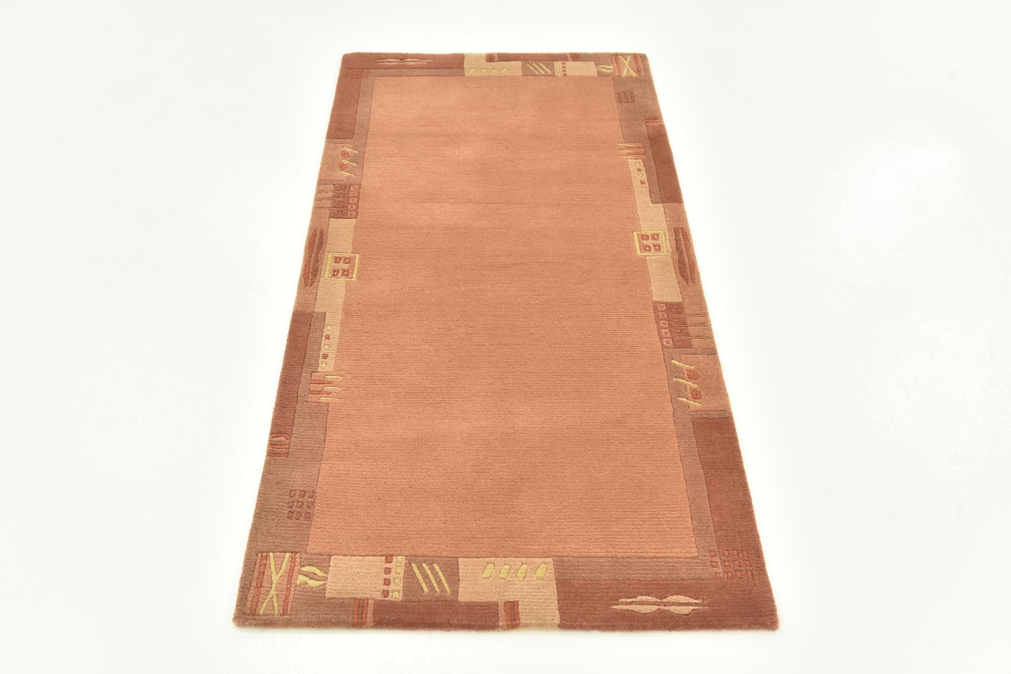 2' 5 x 4' 7 Hand Knotted Nepal Wool Rug